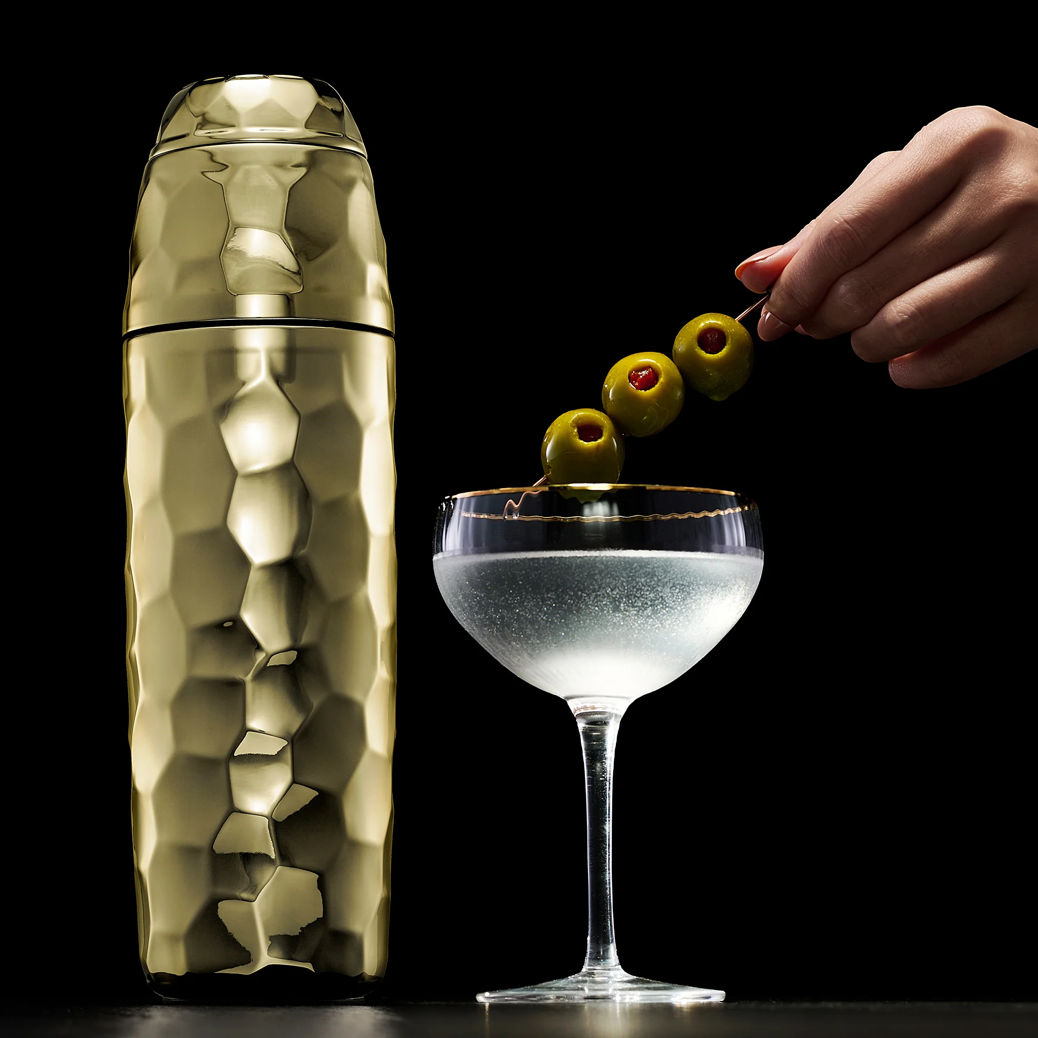 Cocktail Shaker, 740 ml (Gold) - Image 6